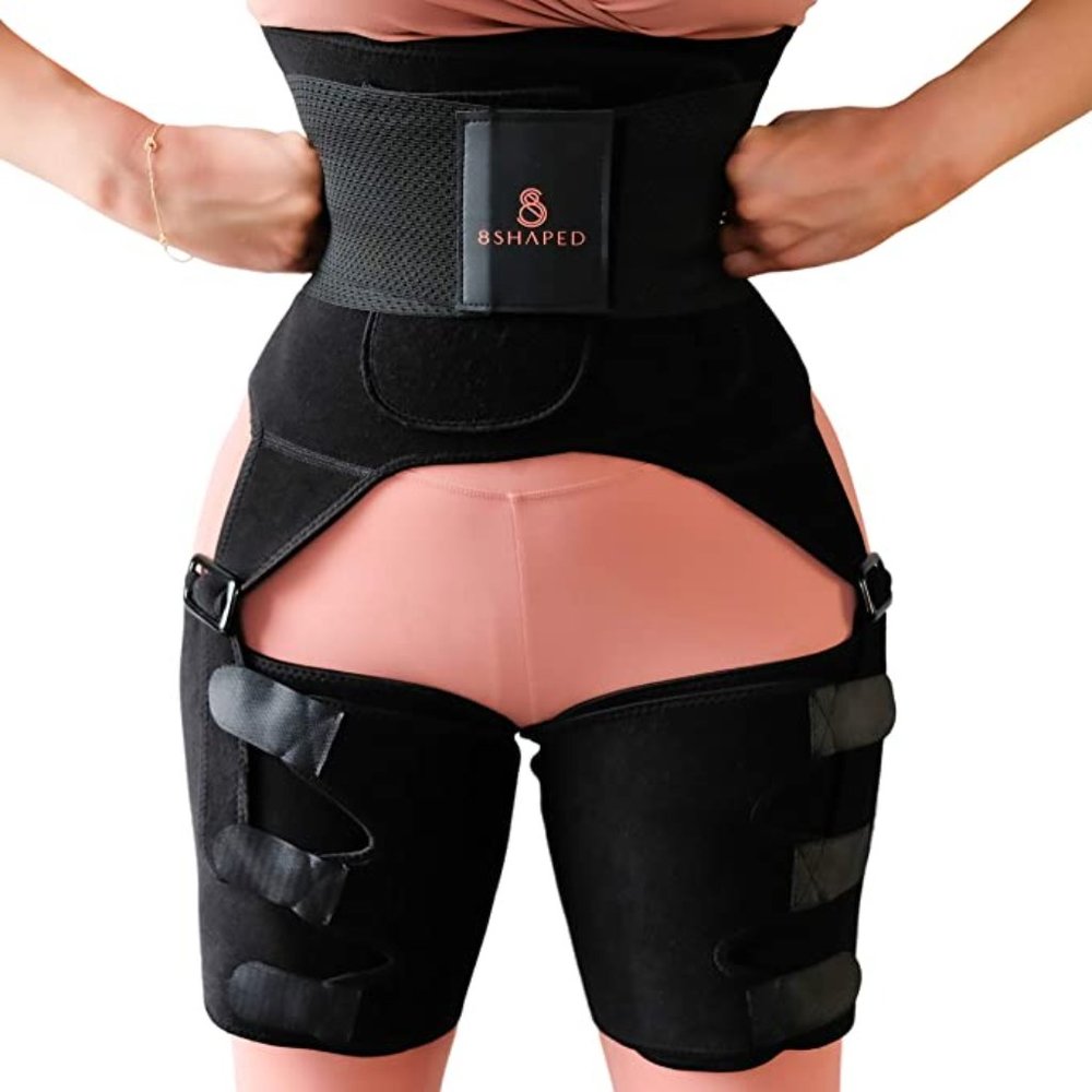 Waist and Thigh Trainer for Women 3 in 1 with Instant Butt Lift  L/XL